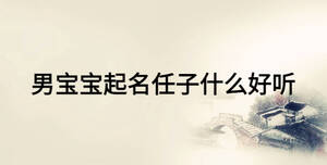 男寶寶起名任子什么好聽(tīng)